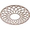 Ekena Millwork Cannes Wood Fretwork Pierced Ceiling Medallion, Wood (Paint Grade), 20"OD x 6 7/8"ID x 3/8"T CMWP20X20X0375CNMF - alternate 2